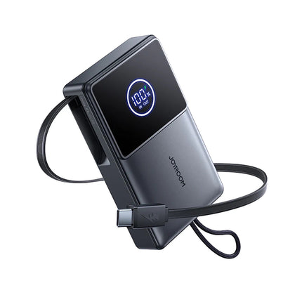JOYROOM Powerbank 10000mAh 22.5W with retractable USB-C cable - black