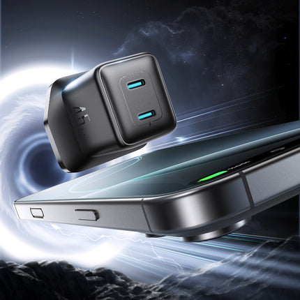 JOYROOM Wall charger with UK USB-C plug 45W - black – image 2