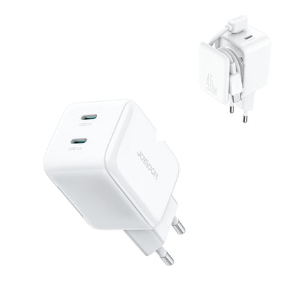 JOYROOM GaN network charger with cable organizer 45W - white – image 2
