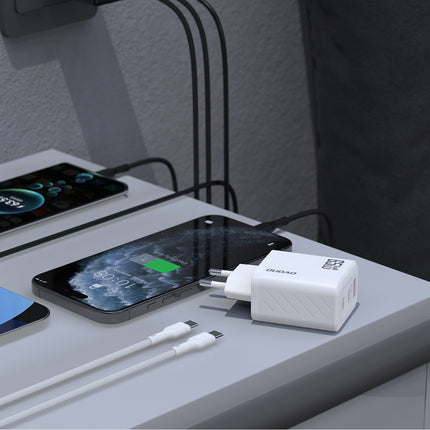 DUDAO GaN network charger with USB-C cable 1m 65W - white – image 3