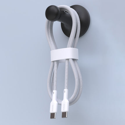 DUDAO USB-C cable 65W 1m - white – image 3