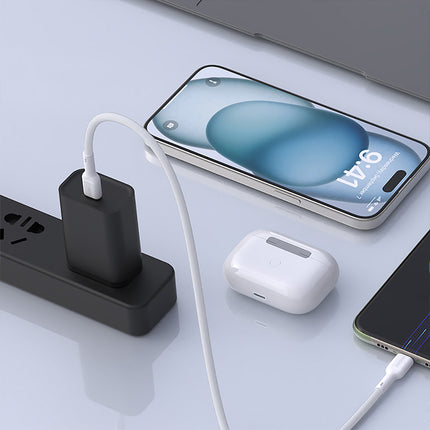 DUDAO USB-C cable 65W 1m - white – image 7