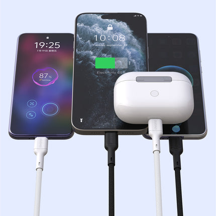 DUDAO USB-C cable 65W 2m - black – image 4