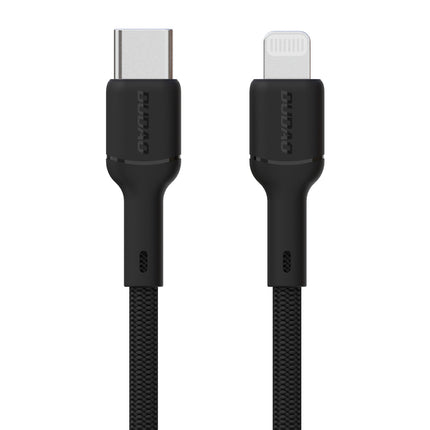 DUDAO USB-C - iPhone Lightning cable 30W 1m - black