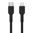 DUDAO USB-C - iPhone Lightning cable 30W 1m - black
