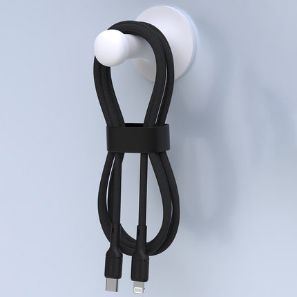 DUDAO USB-C - iPhone Lightning cable 30W 1m - black – image 3