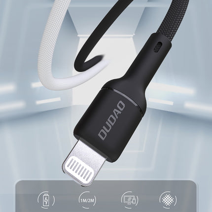 DUDAO USB-C - iPhone Lightning cable 30W 1m - black – image 4