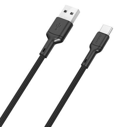 DUDAO USB-A - USB-C cable 5A 1m - black