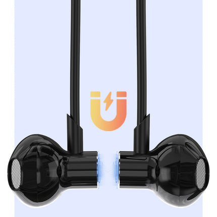 DUDAO U5 Max Bluetooth wireless headphones with neckband - black – image 10