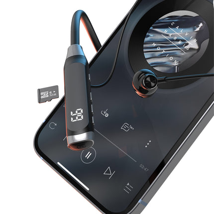 DUDAO U5 Max Bluetooth wireless headphones with neckband - black – image 2