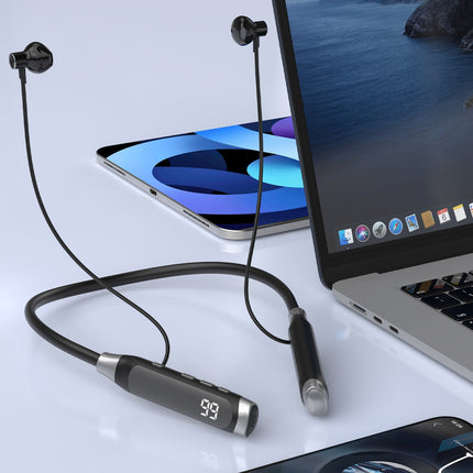 DUDAO U5 Max Bluetooth wireless headphones with neckband - black – image 6