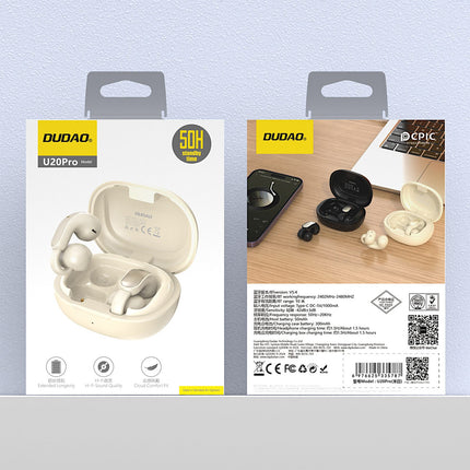 DUDAO U20 Pro TWS Bluetooth wireless headphones - white – image 8