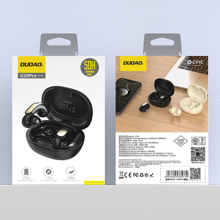 DUDAO U20 Pro TWS Bluetooth wireless headphones - black – image 5