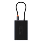 BASEUS 8in1 HUB HDMI DisplayPort VGA USB-A USB-C adapter - gray