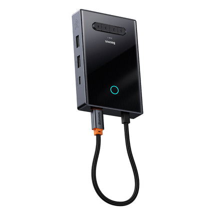 BASEUS 8in1 HUB HDMI DisplayPort VGA USB-A USB-C adapter - gray – image 3