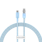 BASEUS Explorer cable with USB-C temperature sensor 100W 1m - blue