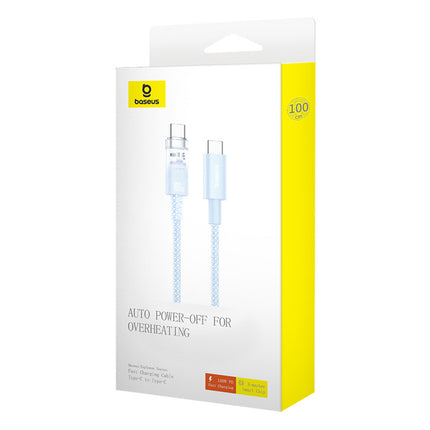 BASEUS Explorer cable with USB-C temperature sensor 100W 1m - blue – image 8