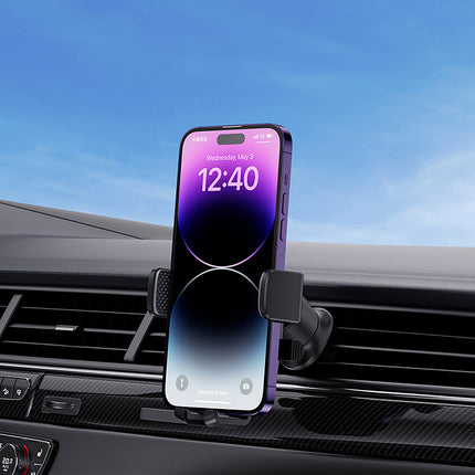 BASEUS Clamp car holder for 5.4-7.2'' phone with suction cup and grille hook – image 5