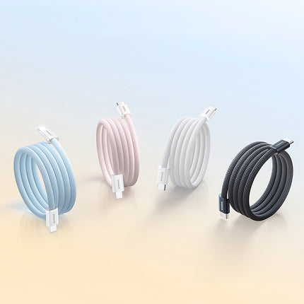 BASEUS Braided magnetic cable USB-C 100W 1m - white – image 10