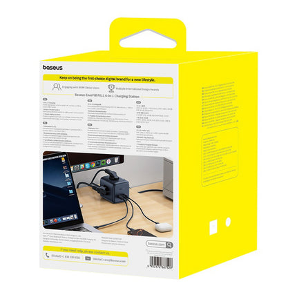 BASEUS Power strip USB-A cube USB-C EU socket 67W 1.5m – image 9