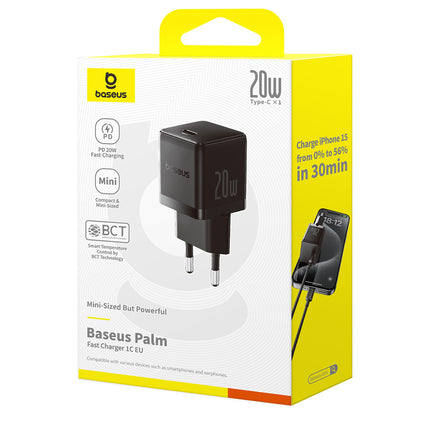 BASEUS Palm 20W USB-C wall charger - black – image 6