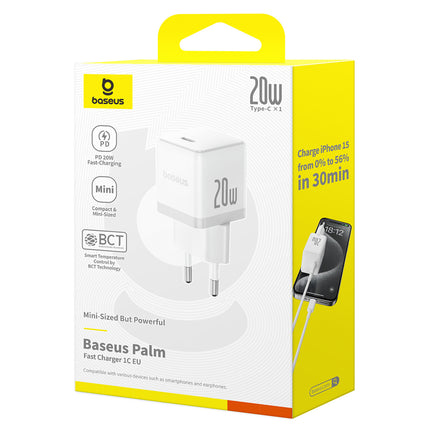 BASEUS Palm 20W USB-C wall charger - white – image 7