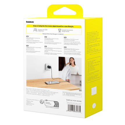 BASEUS Palm 30W USB-C wall charger - white – image 7