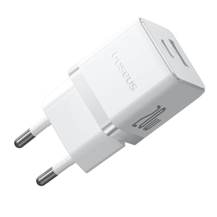 BASEUS Palm 20W USB-C USB-A wall charger - white – image 3
