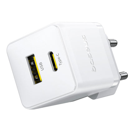 BASEUS Palm 30W USB-C USB-A wall charger - white – image 2