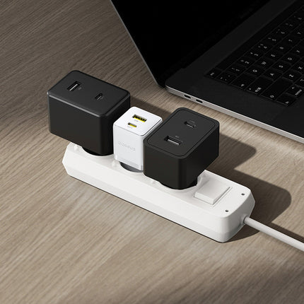BASEUS Palm 30W USB-C USB-A wall charger - white – image 9