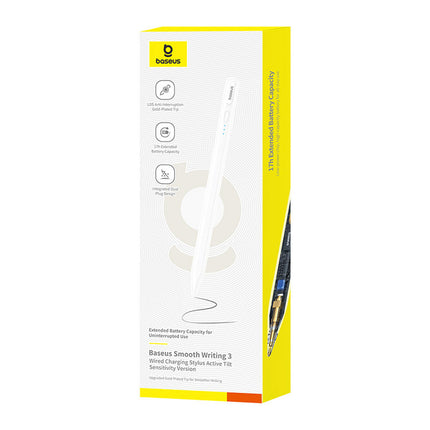 BASEUS Smooth Writing 3 active stylus with USB-C writing angle detection - white – image 11