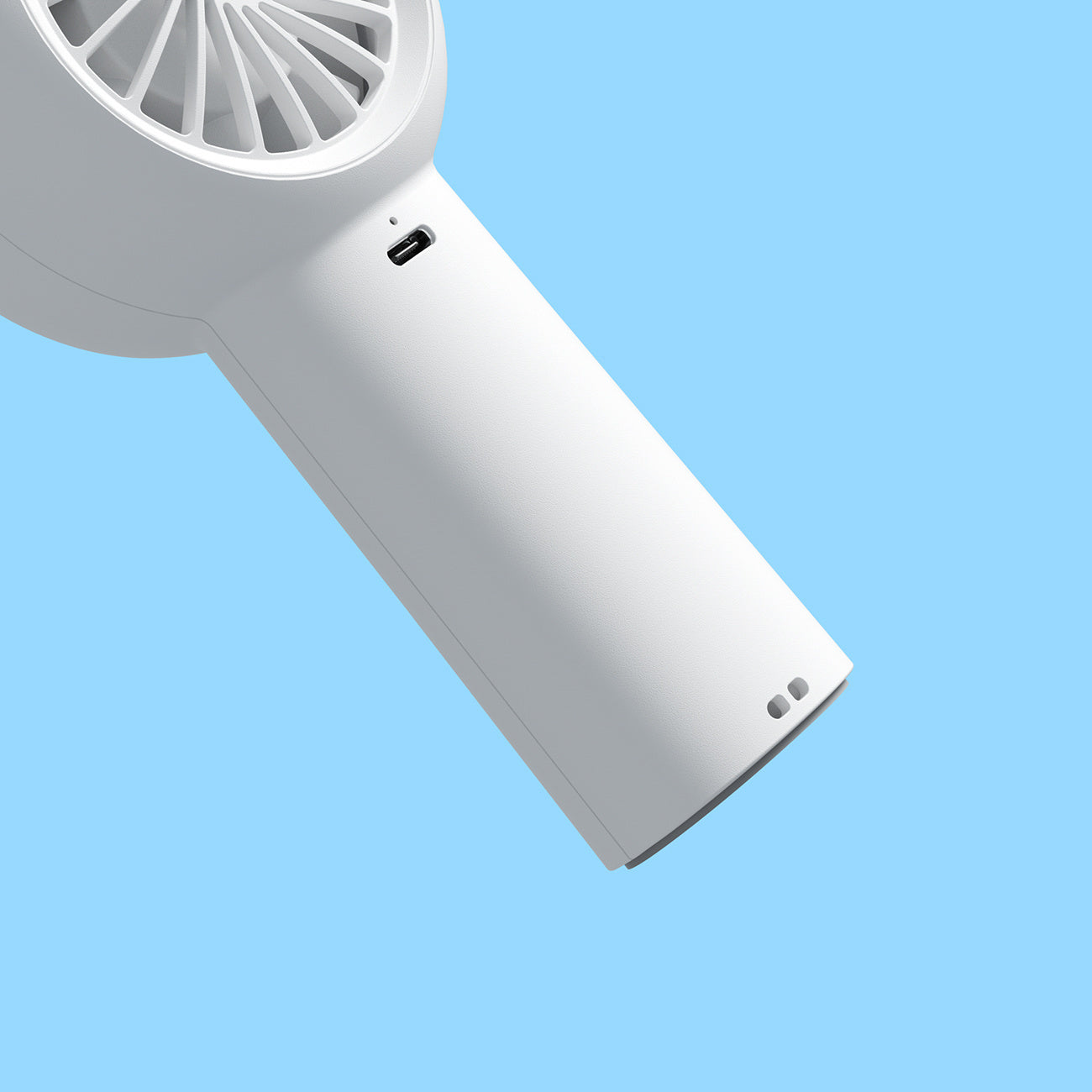 Jisulife Mini fan portable fan USB-C 4000mAh - white – image 5