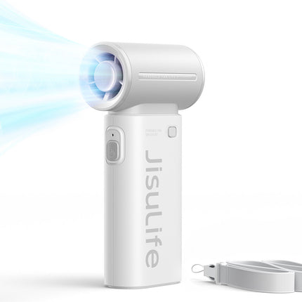 Jisulife Mini blower fan portable fan USB-C 5000mAh - gray – image 2