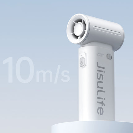 Jisulife Mini blower fan portable fan USB-C 5000mAh - gray – image 4