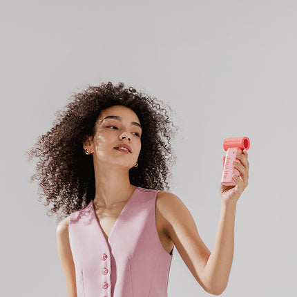 Jisulife Mini blower fan portable fan USB-C 5000mAh - pink – image 4
