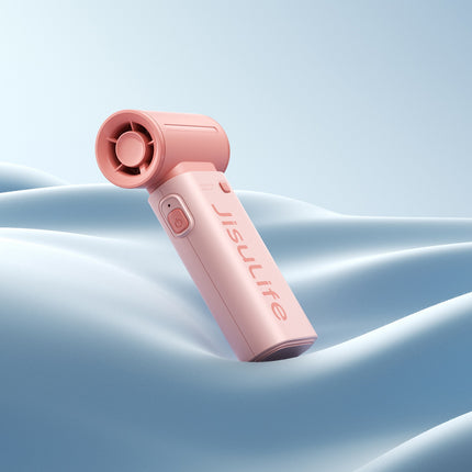 Jisulife Mini blower fan portable fan USB-C 5000mAh - pink – image 9