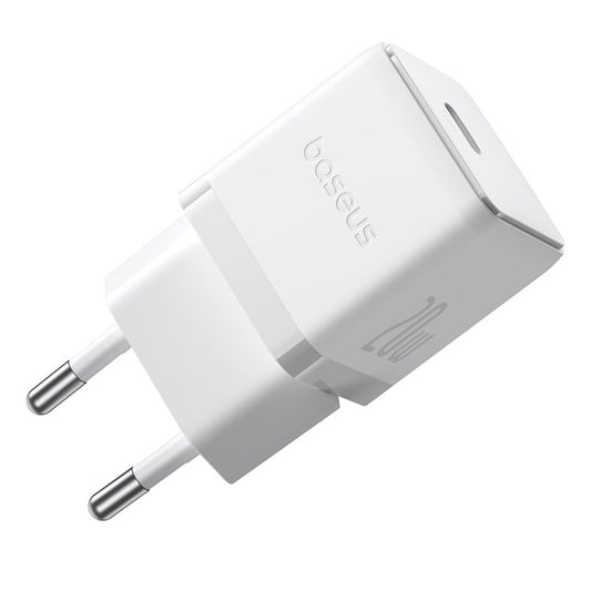 BASEUS Palm 1C 20W wall charger with USB-C 60W 1m cable - white