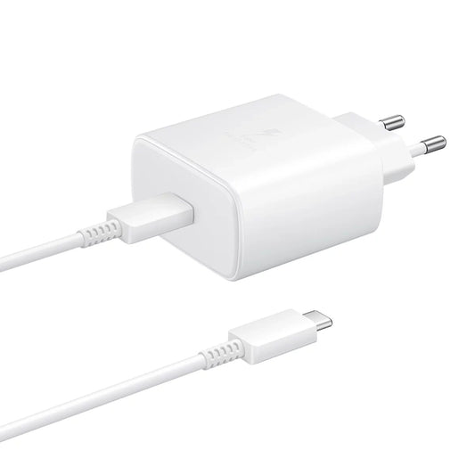 SAMSUNG Samsung EP-TA845EWE 45W wall charger with 1.8m USB-C cable - white