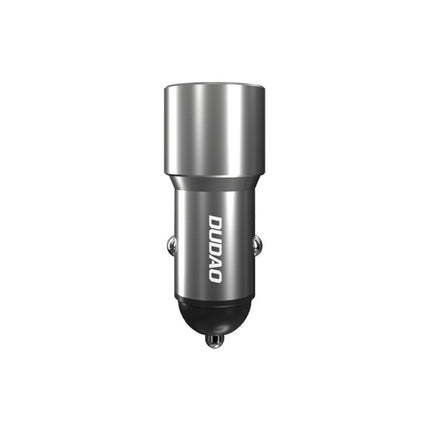 DUDAO USB-A USB-C PD QC 22.5 W car charger - gray – image 4