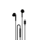 DUDAO USB-C 1.2m wired in-ear headphones - black