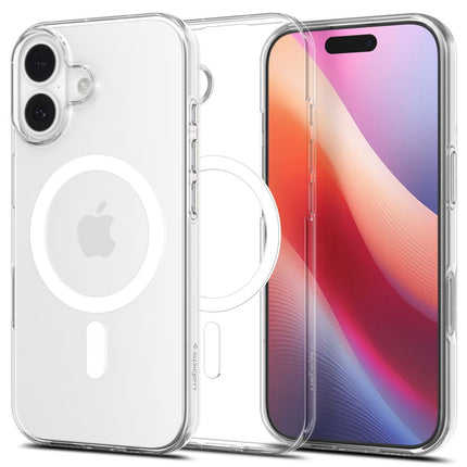 SPIGEN Protective case for iPhone 17 Liquid Crystal MagSafe - transparent and white