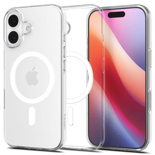 SPIGEN Protective case for iPhone 17 Liquid Crystal MagSafe - transparent and white