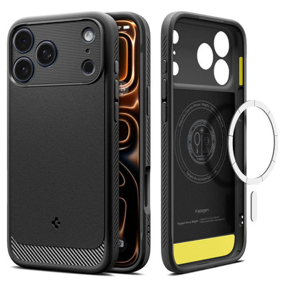 SPIGEN Protective case for iPhone 17 Pro Mat Rugged Armor Mag MagSafe - matte black