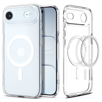 SPIGEN Protective case for iPhone 17 Air Ultra Hybrid MagSafe - transparent and white