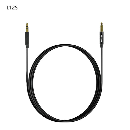 DUDAO AUX stereo mini jack cable 3.5mm 1m - black