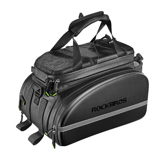 ROCKBROS Bicycle bag with foldable trunk pockets, 35 l - black
