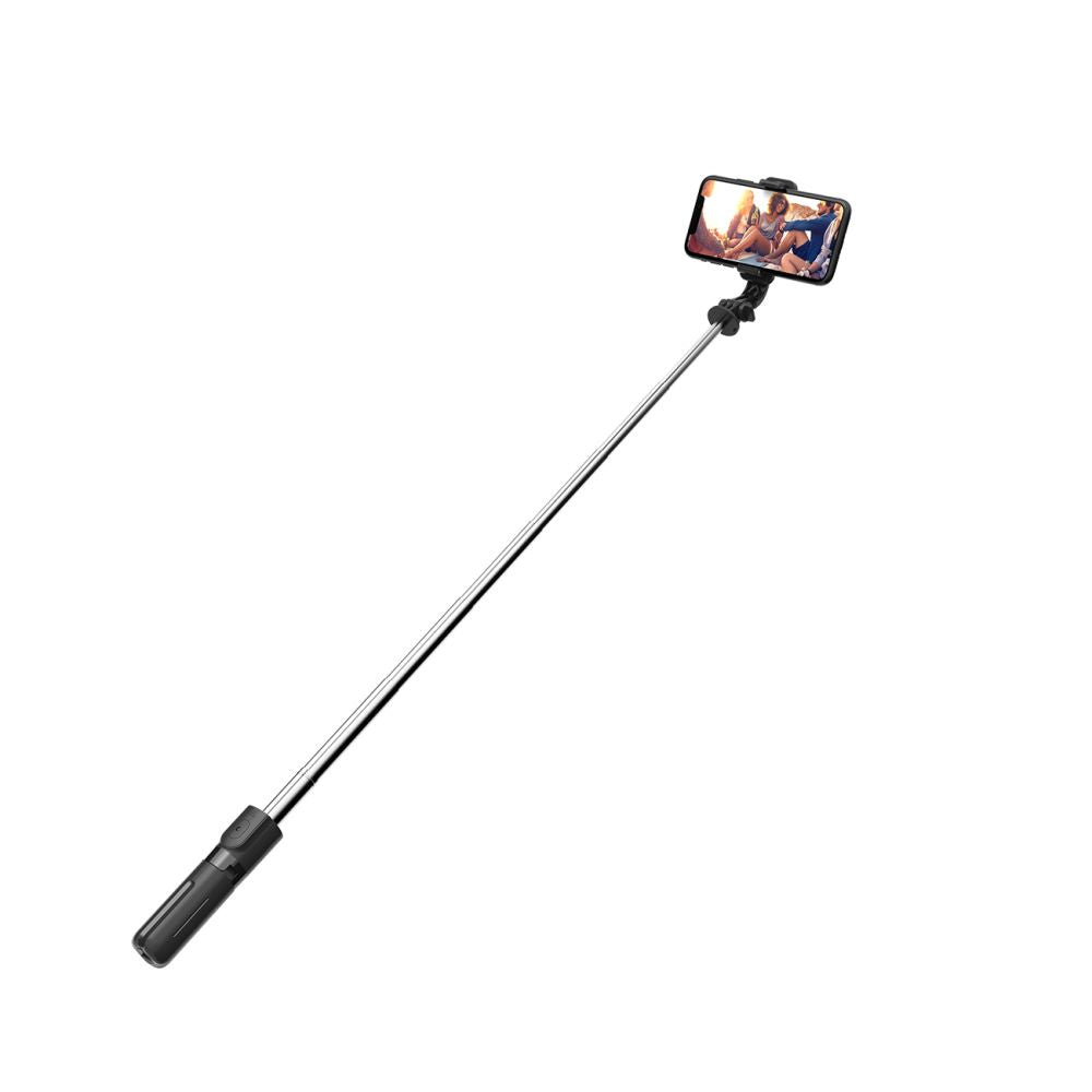 Tech-Protect Selfie stick stick tripod for photos Bluetooth tripod up to 72cm - black – image 2