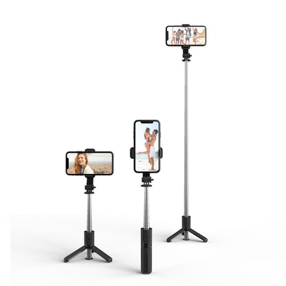 Tech-Protect Selfie stick stick tripod for photos Bluetooth tripod up to 72cm - black – image 5