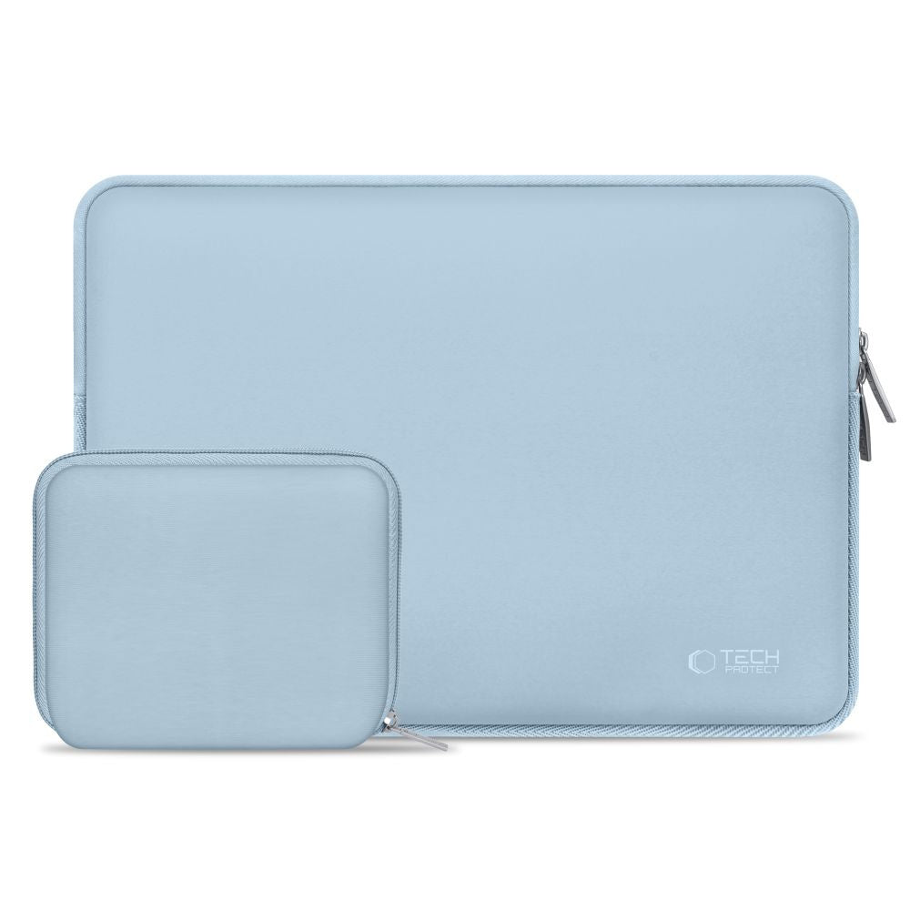 Tech-Protect Neoslim cover bag for laptop tablet 13-14'' + case for accessories - blue