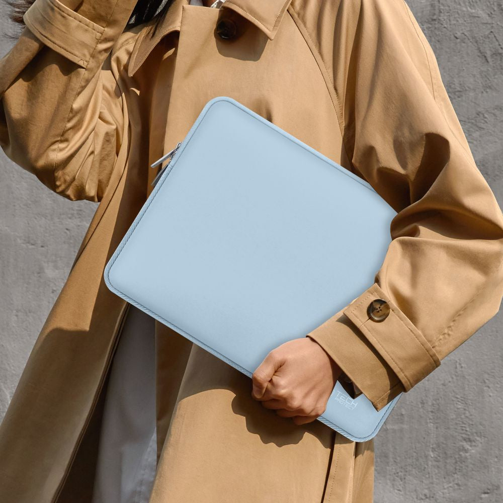 Tech-Protect Neoslim cover bag for laptop tablet 13-14'' + case for accessories - blue – image 9